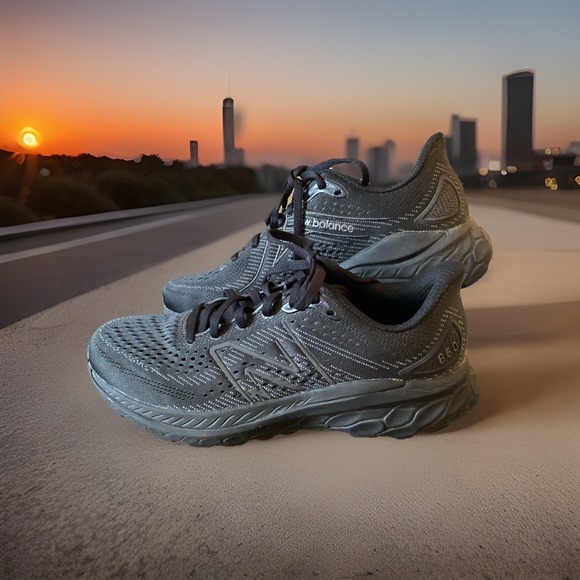 New Balance Fresh Foam X 860v13 Womens 9 Black Lead W - Picture 2 of 10